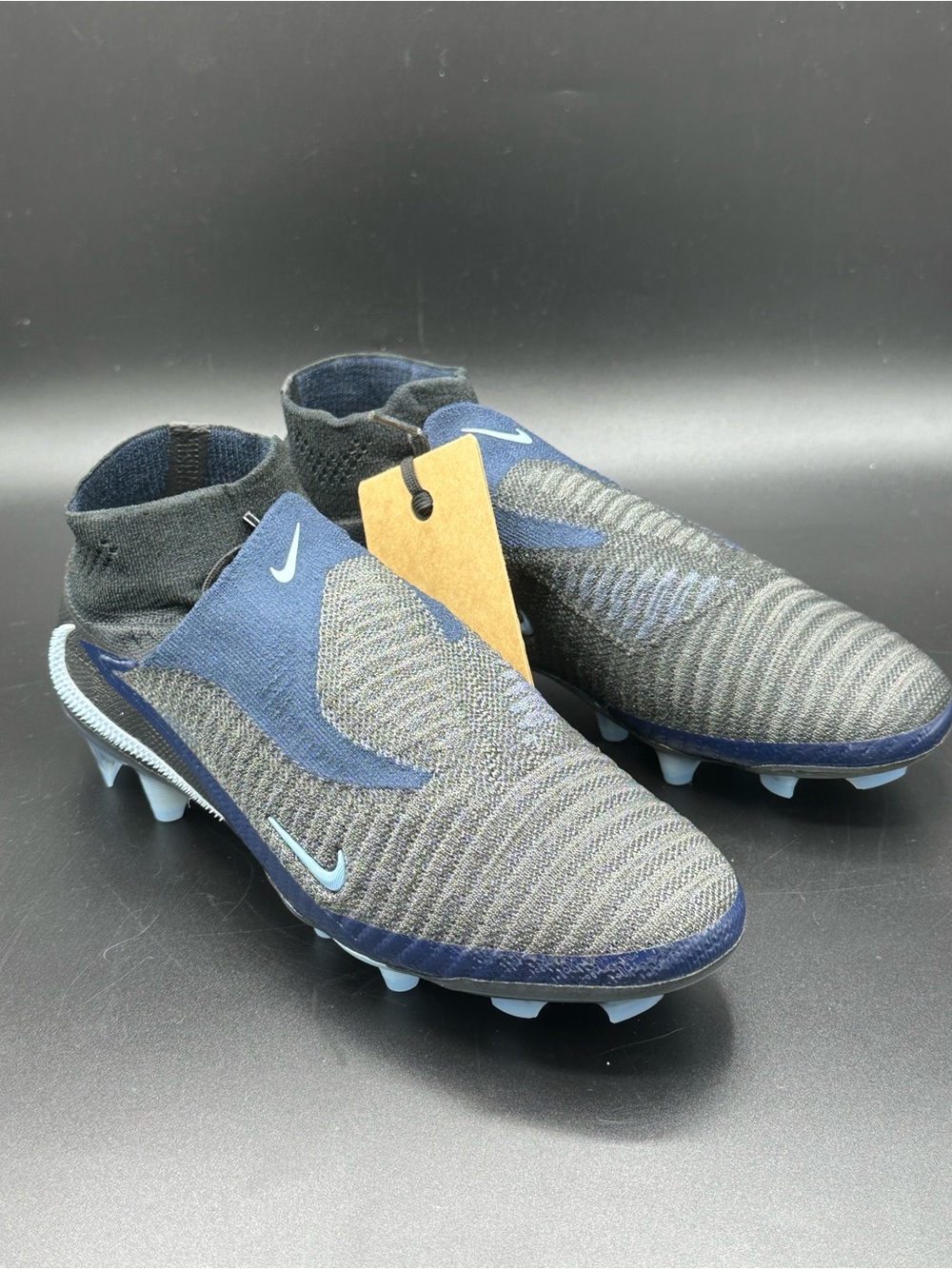 Nike Phantom 6 High Elite FG Shadow Pack Black Blue HJ2147-003 Mens Size 9 - Picture 5 of 6